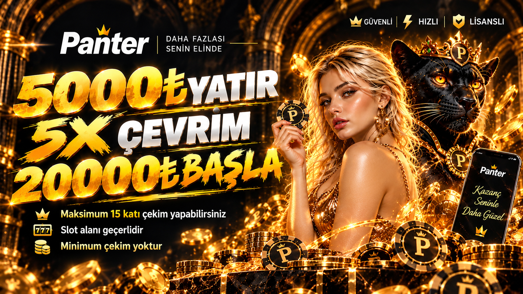 5.000 TL yatır 20.000 TL başla